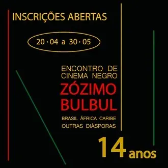 Encontro de Cinema Negro Zózimo Bulbul - Brasil, África, Caribe e Outras Diásporas 14 anos logo