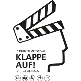 KLAPPE AUF! Kurzfilmfestival logo