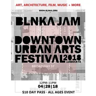 BLNKA JAM - Downtown Urban Arts Festival 2018 logo