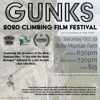 Gunks Climbing Film Festival logo