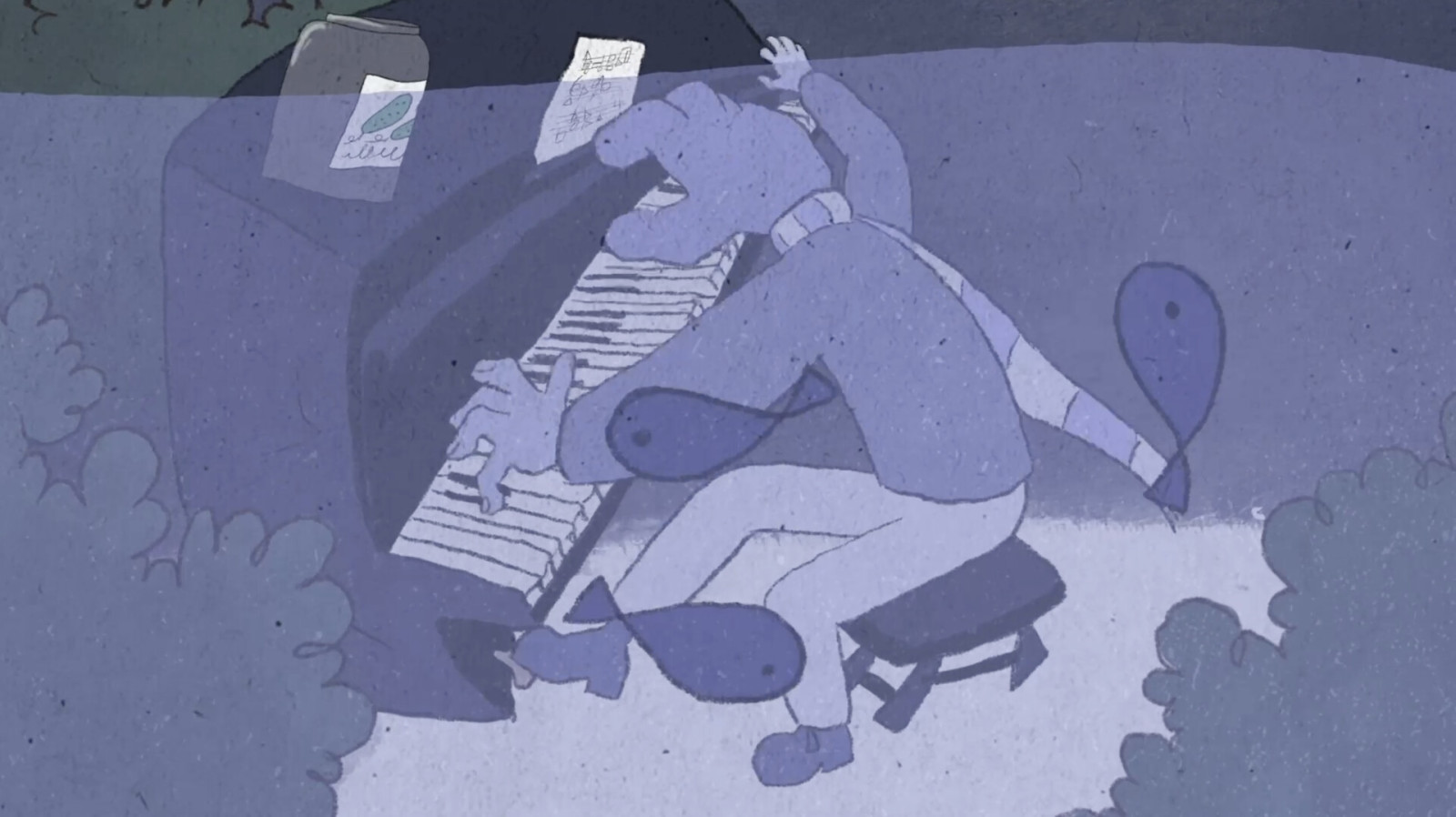 Piano in the Bushes