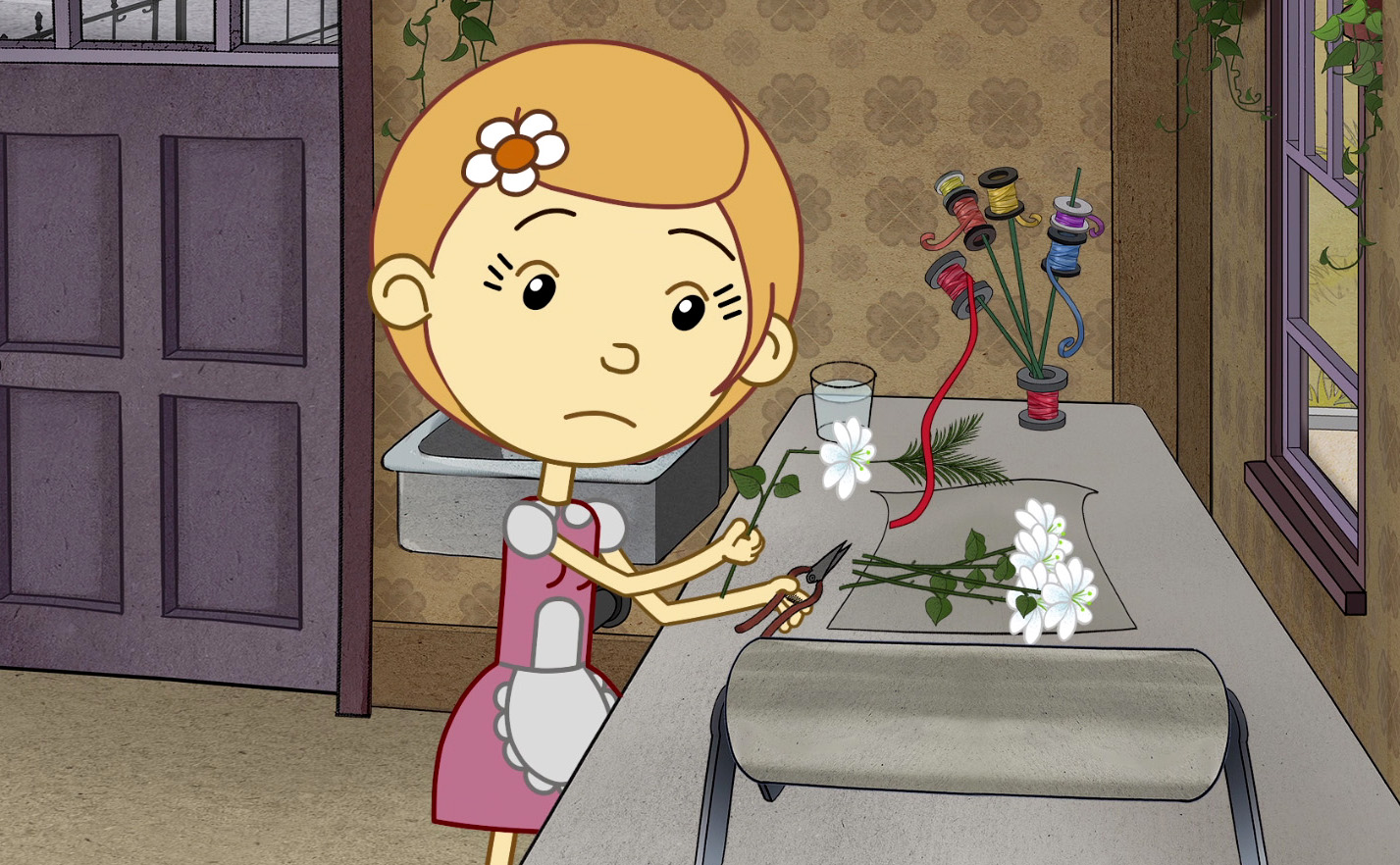 Flower lady