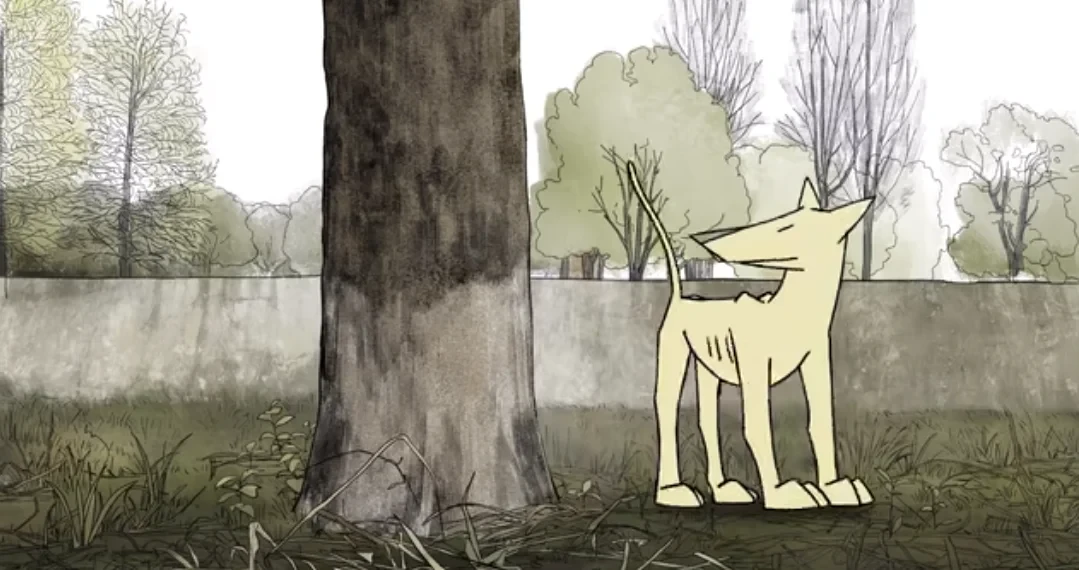 A Dog Under Bridge