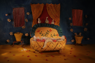 Millions of scarlet roses