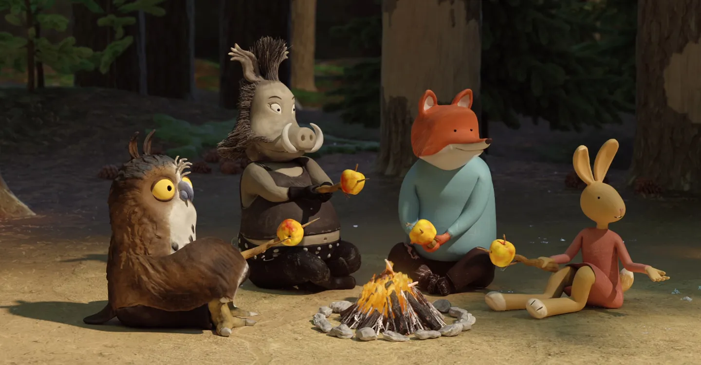 Fox and Hare Save the Forest
