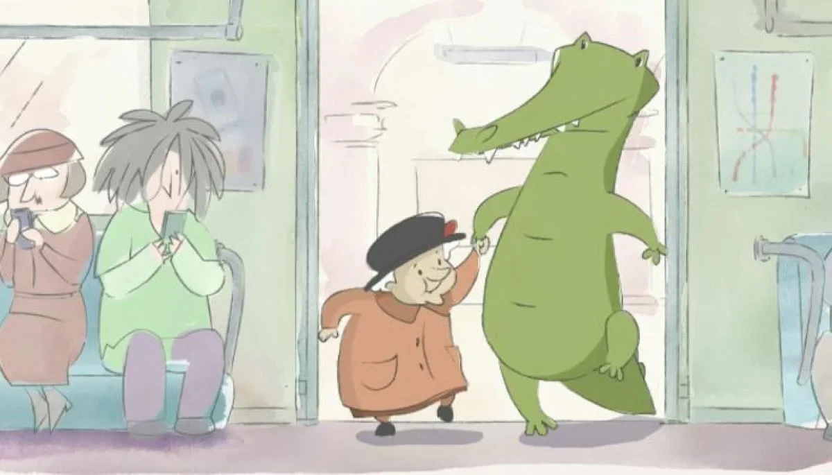 Grandma with a Croc