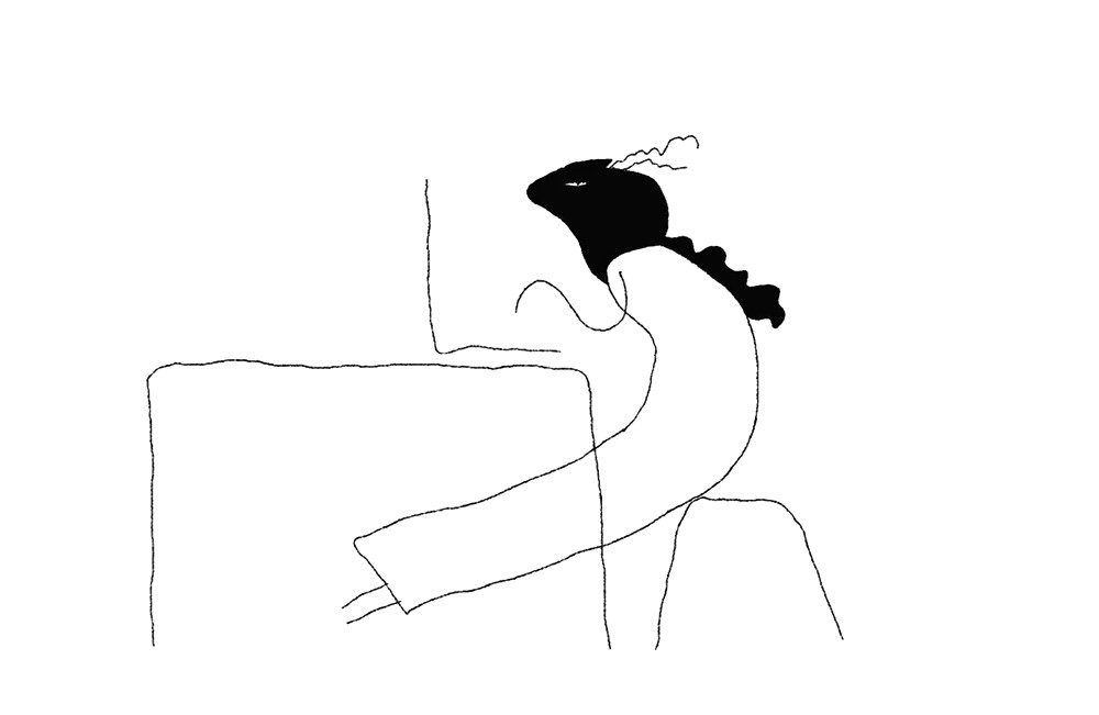 Her head