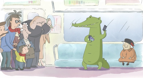 Grandma with a Croc