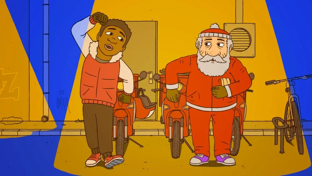 Marcel, Santa Claus (and the Pizza Delivery Boy)