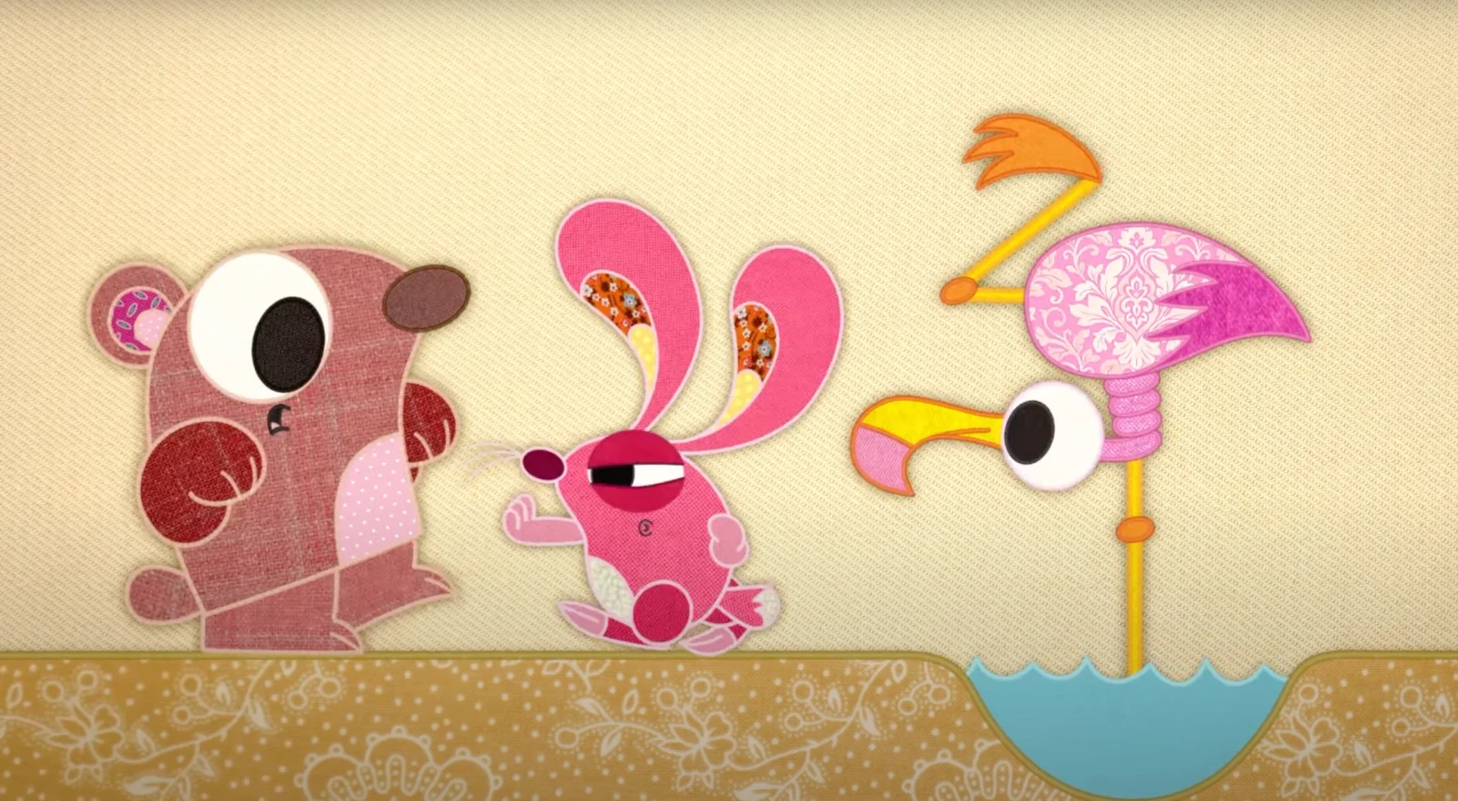 Patchwork: Flamingo