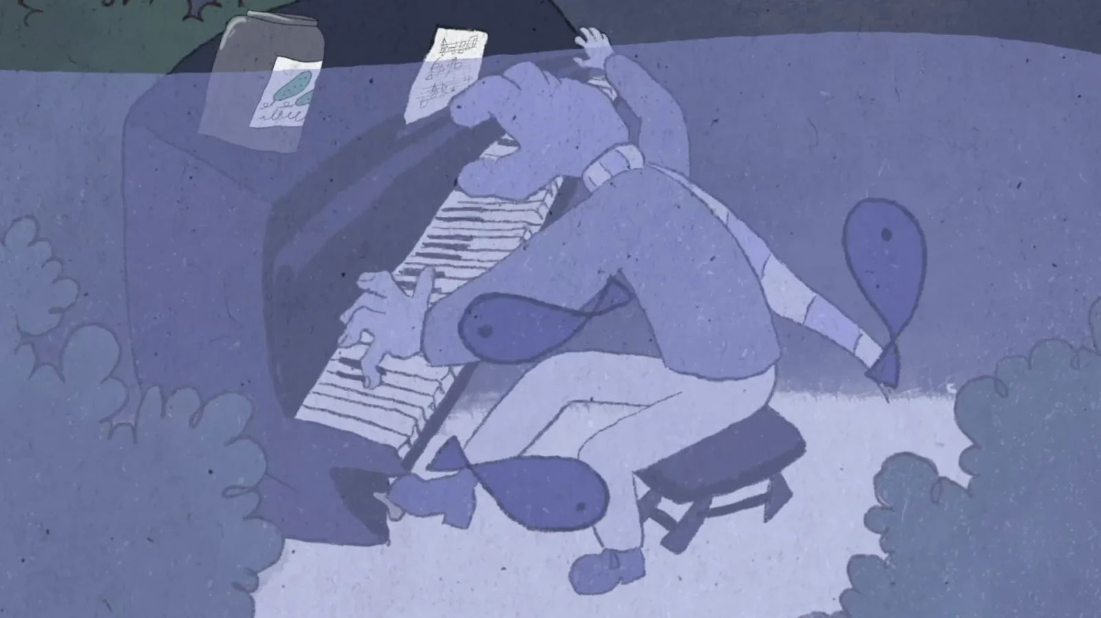 Piano in the Bushes