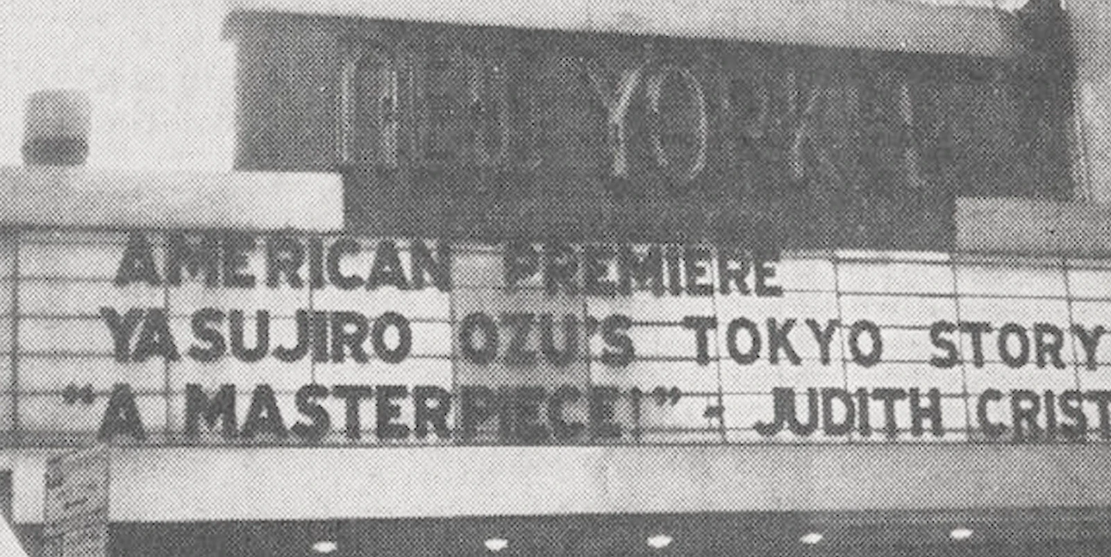 The New Yorker Theater: A Talbot Legacy