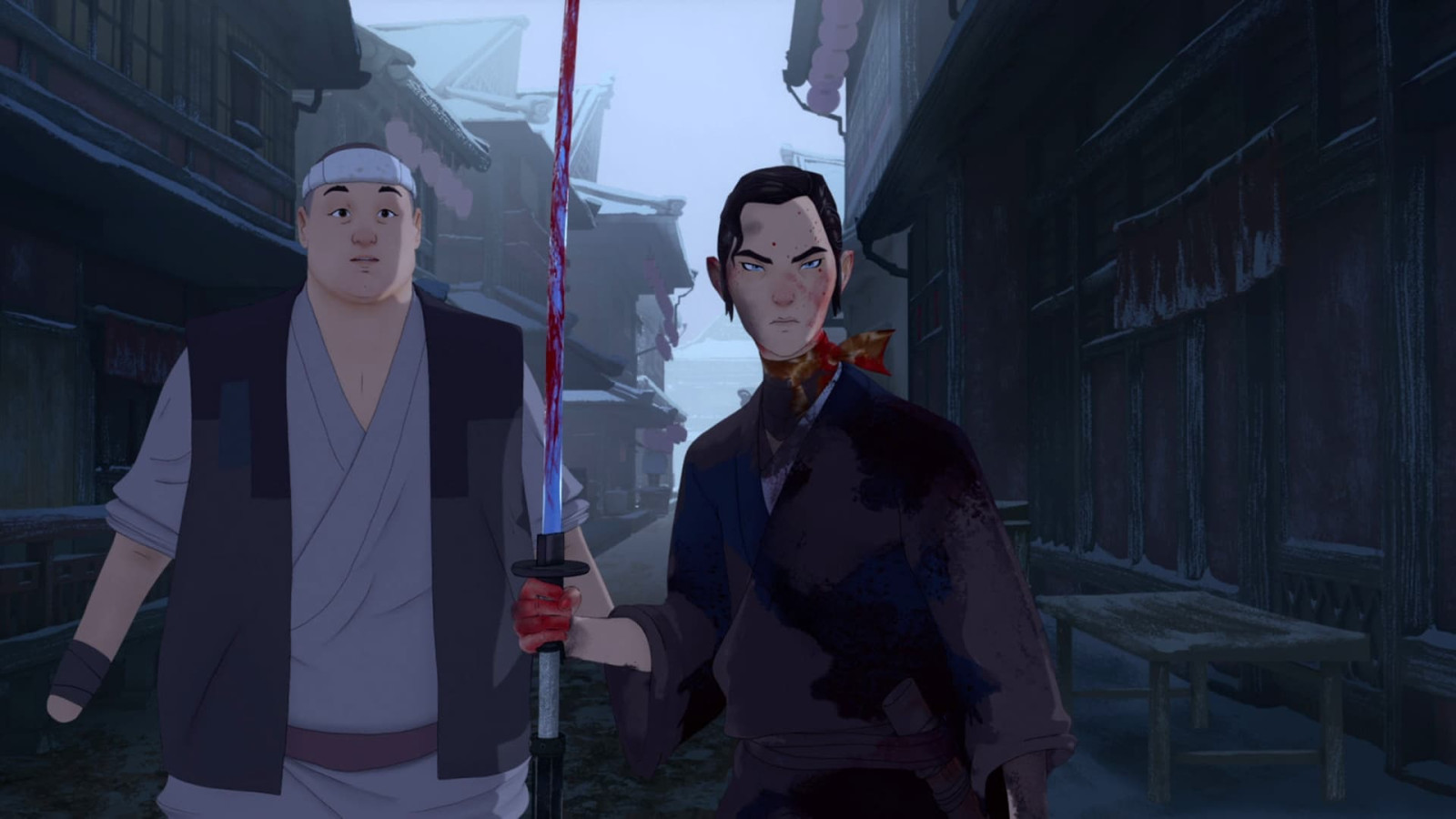 Blue Eye Samurai "The Tale of the Ronin and the Bride"