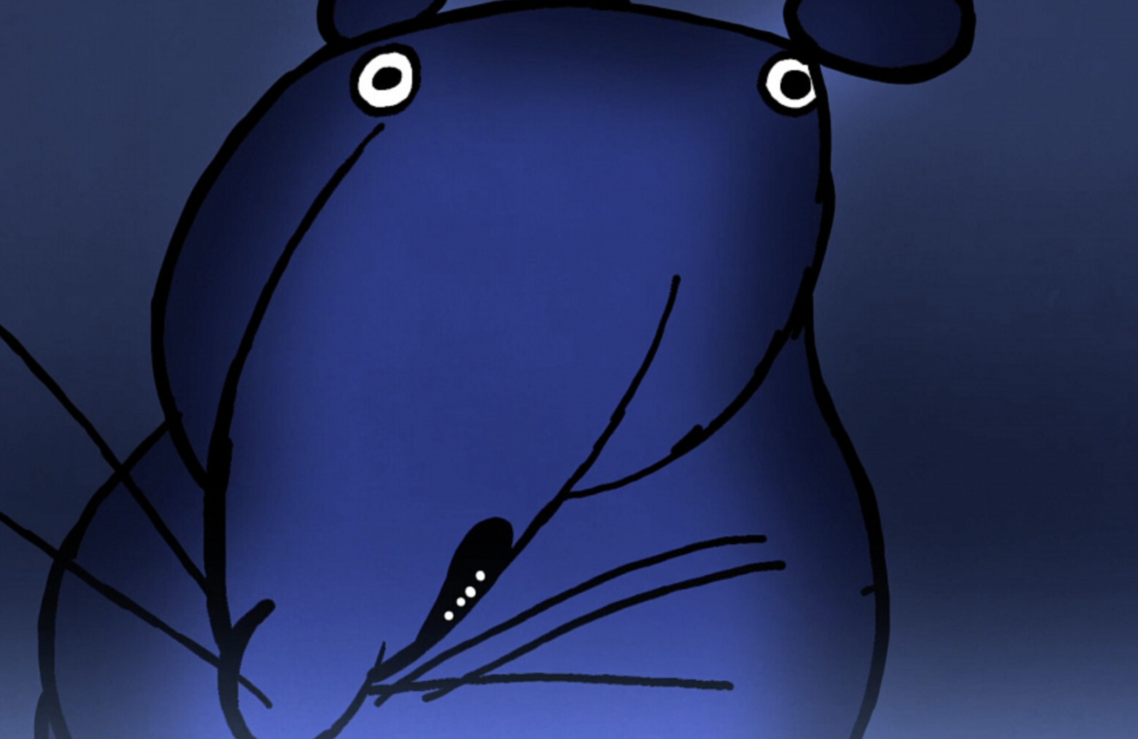 The mouse turns silver