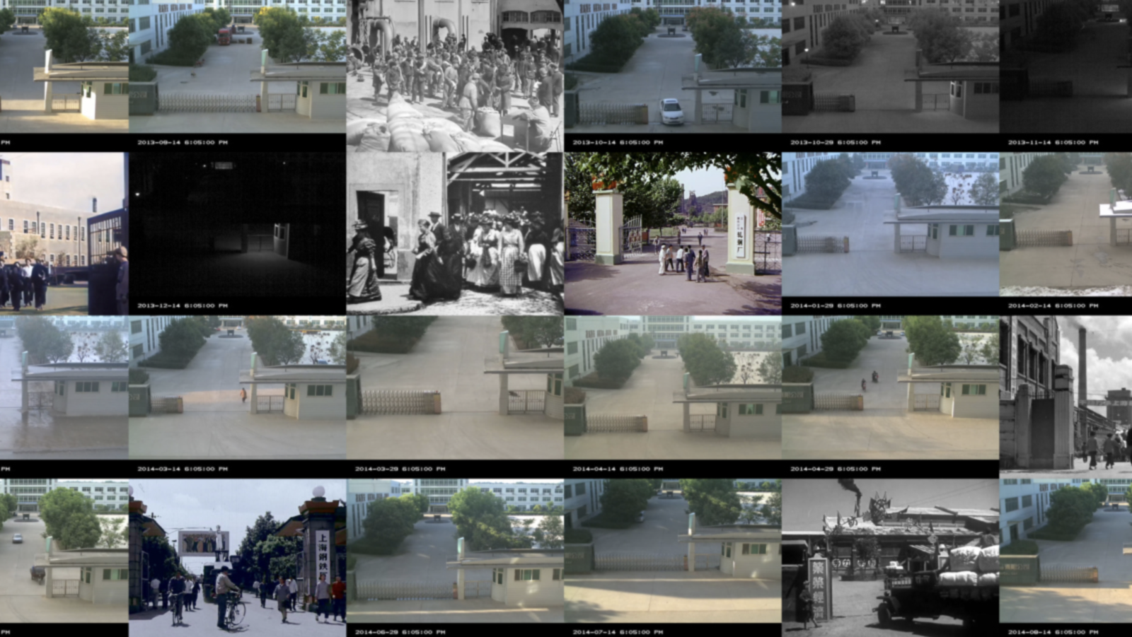 24 Cinematic Points of View of a Factory Gate in China