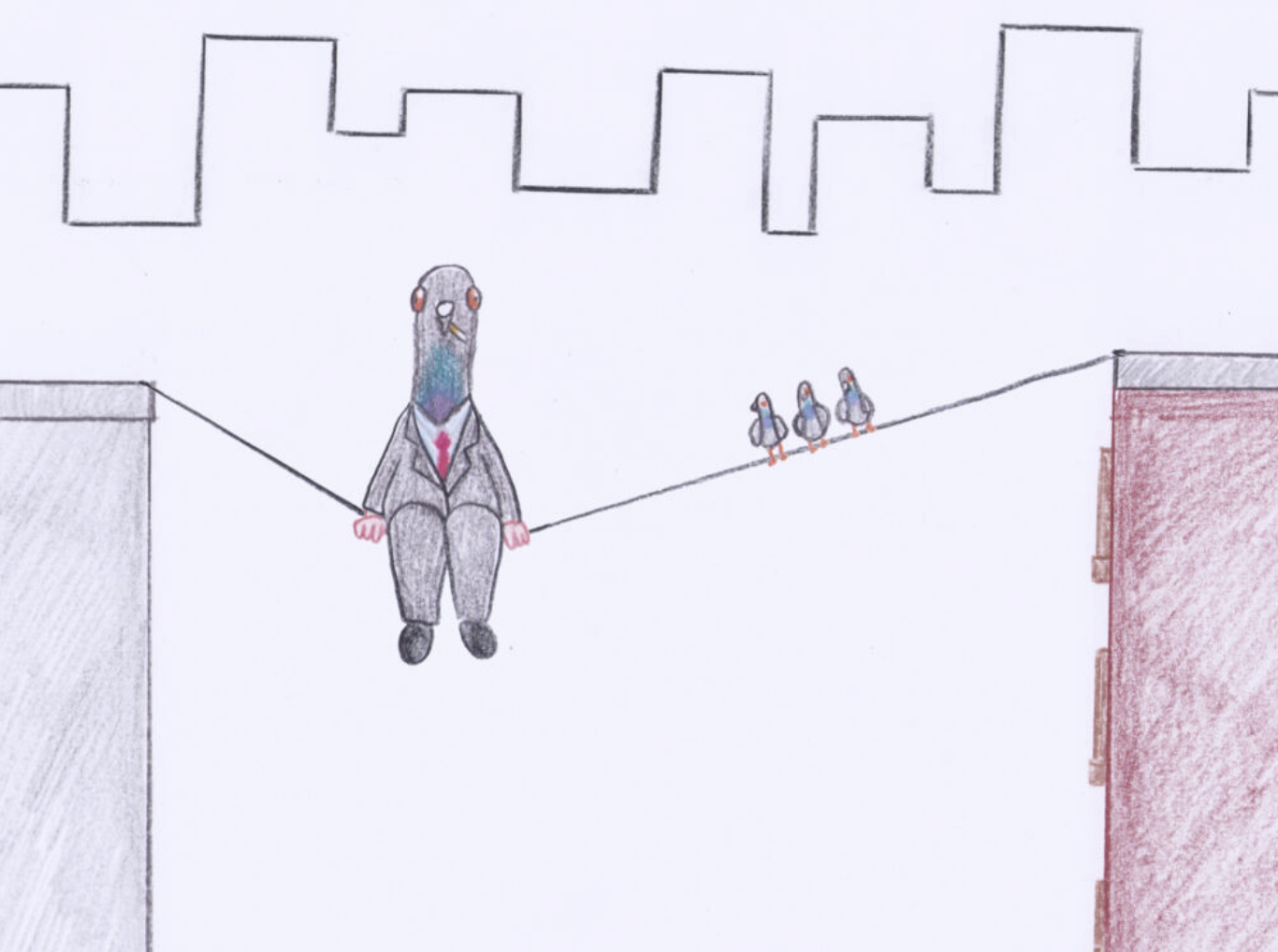 Pigeon Businessman