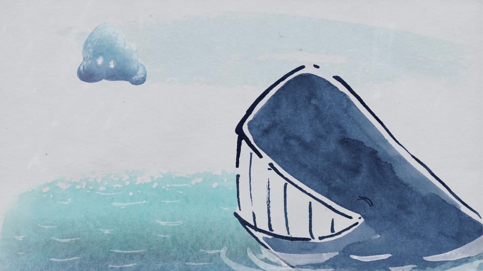 Cloud and whale