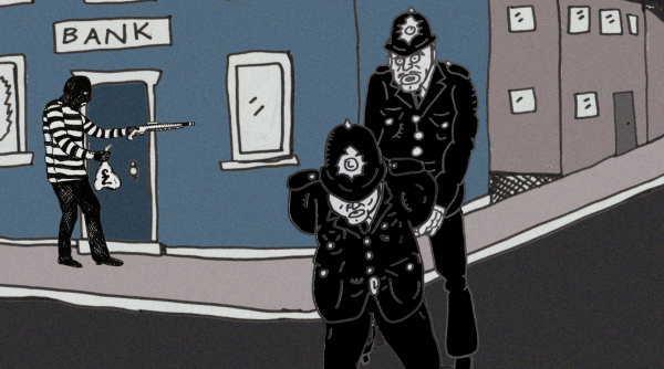 There's a Robbery in Progress