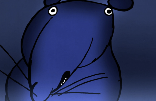 The mouse turns silver
