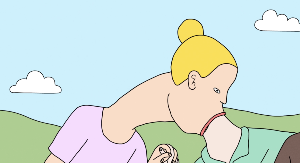 Im glad i know that now, thank you: kissing