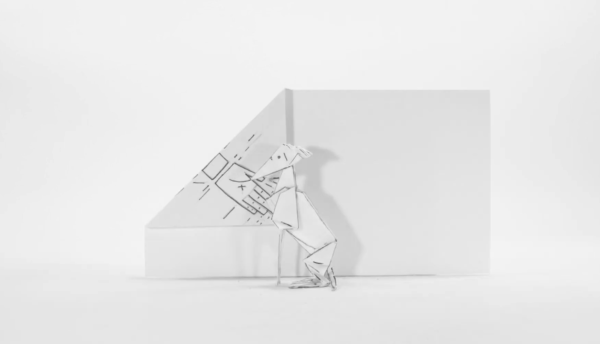 Dog Crease Pattern by James Lee Pollitt