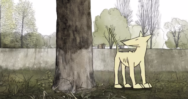 A Dog Under Bridge