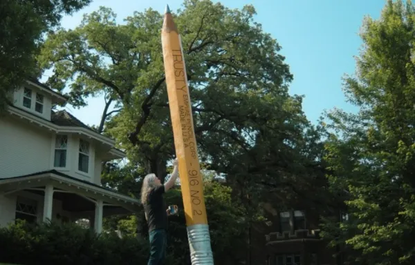 A Short Documentary About A Giant Pencil by Daniel Straub