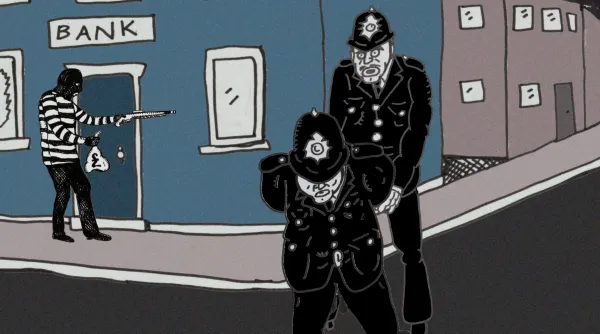 There's a Robbery in Progress