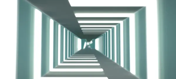 Across the light