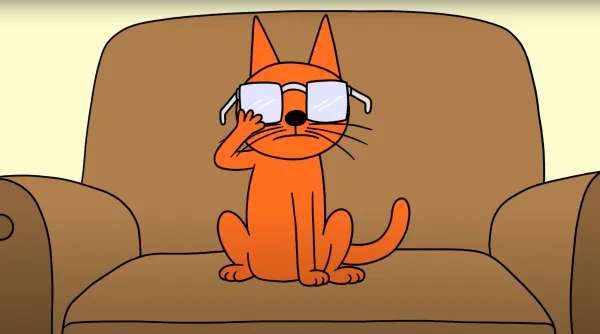 Cat With Glasses