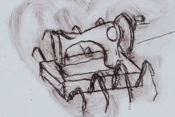 Sewing Machine by Ülo Pikkov