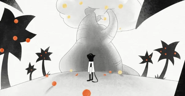 Kiki and Bouba a peachy story