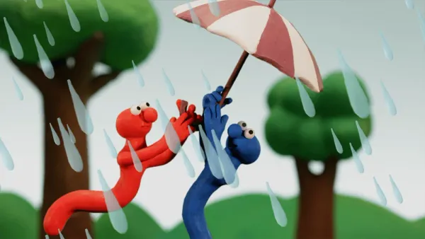 Little Rain Worms by Jaromír Gál