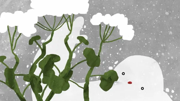 Snow is Falling by Nina Bisyarina