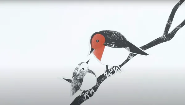 The Robin and the Wren by Léa Sautin