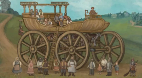 The Shablovsky tarantass