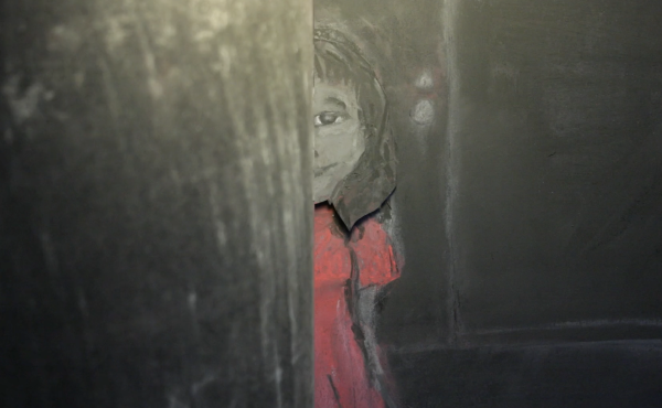 Girl in the Hallway