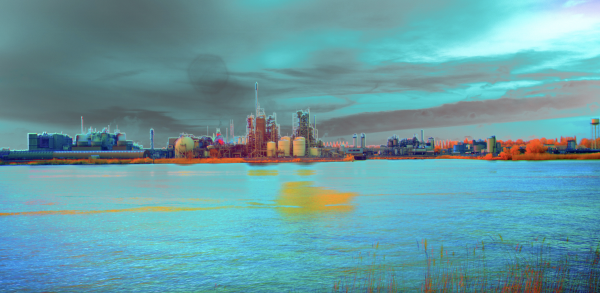 Panorama Chemours – River reflections