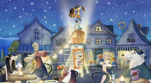 How giraffe and raccoon saved the moon