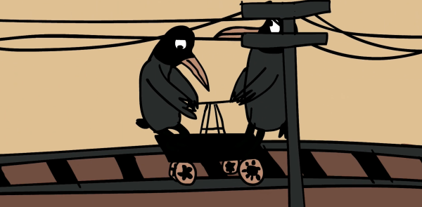 Crows - Under the sound of freight train wheels