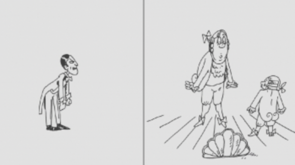 The masters of fooling around. Cartoon exhibitions