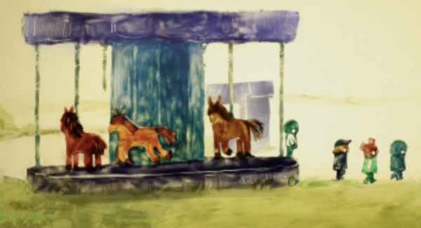 Carousel horses