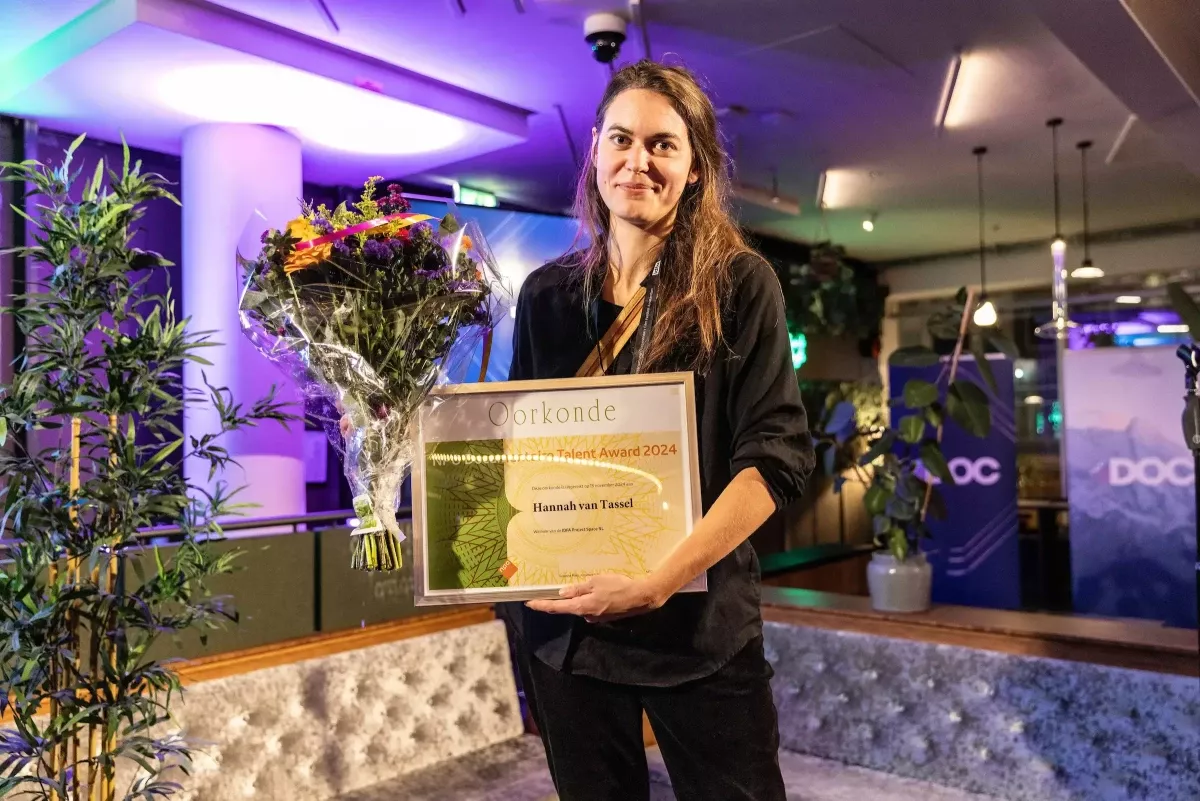 Director Hannah van Tassel has been named the winner of the NPO Documentaire Talent Award 2024 for her film project Adrift. Photo: IDFA