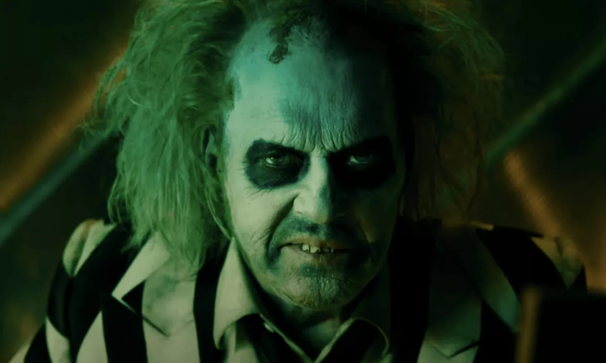Michael Keaton in Beetlejuice Beetlejuice (2024). Photo: Tim Burton Productions