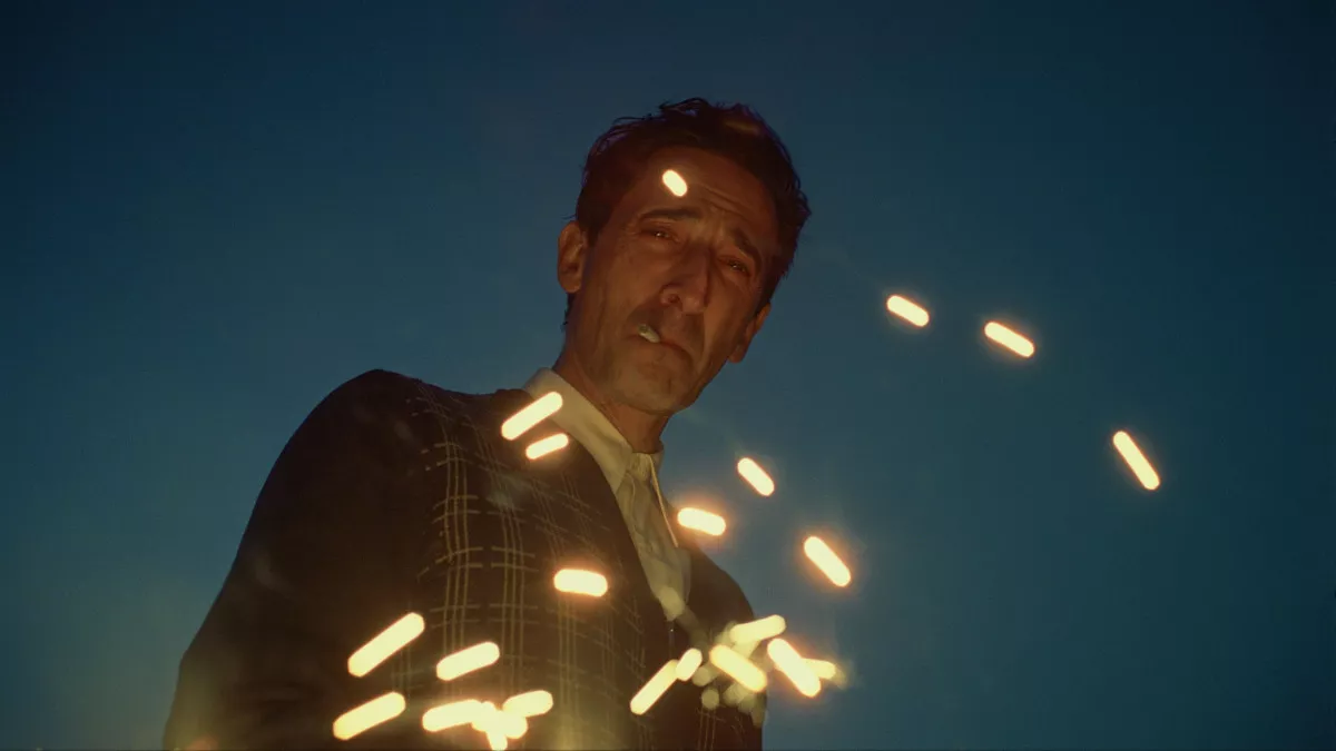 Adrien Brody as László Tóth in Brady Corbet’s "The Brutalist". Image: A24